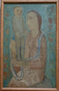 Jaap Min, Moeder en kind, olieverf op doek, 80 x 50 cm