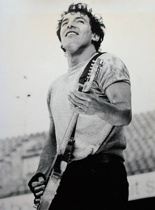 Zilver gelatine foto van Bruce Springsteen in concert