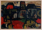 Jan Kagie jr., abstract schilderij, olieverf op canvas, 85x120 cm, Gemeente Collectie Amsterdam