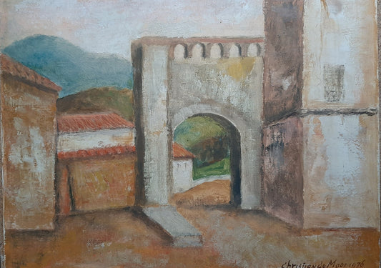 Christiaan de Moor, Italian village