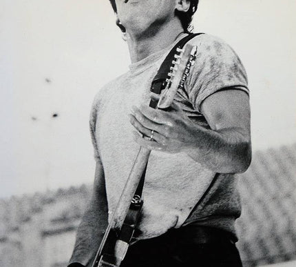 Zilver gelatine foto van Bruce Springsteen in concert