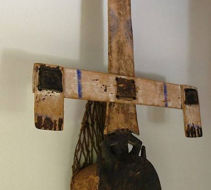 Tribal masker, 'Kanaga' stam. Dogon, Mali 19e/20e eeuw